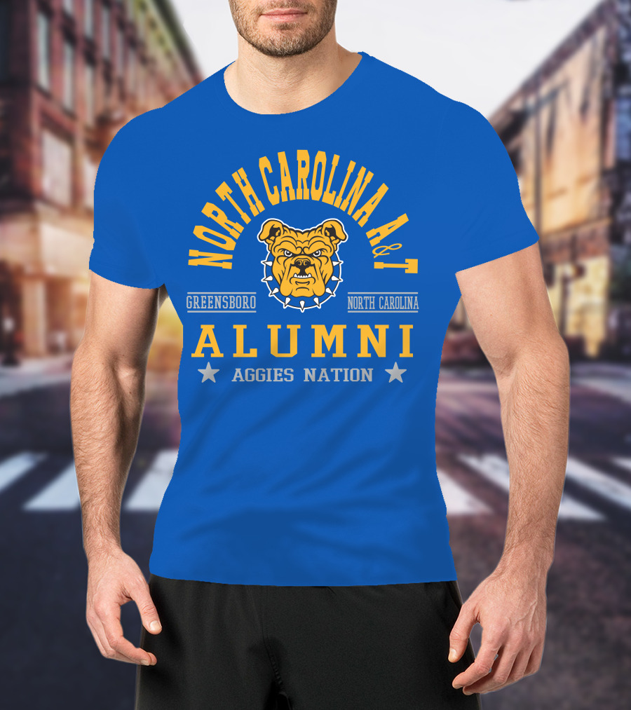 North Carolina A&T Alumni Aggies Nation Greensboro North Carolina T-Shirt