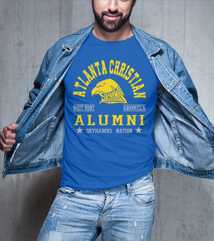 Atlanta Christian Skyhawks Georgia West Point Alumni Nation T-Shirt