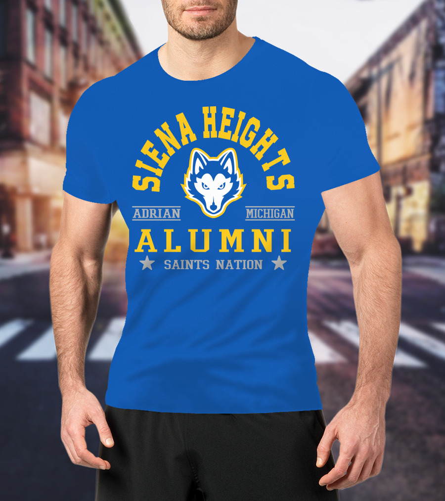 Siena Heights Alumni Adrian Michigan Saints Nation T-Shirt