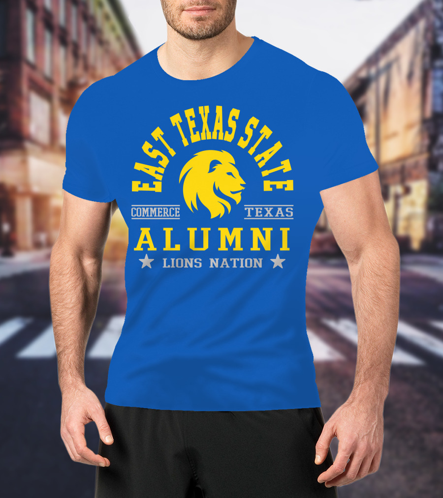 East Texas State Alumni Commerce Texas Lions Nation T-Shirt