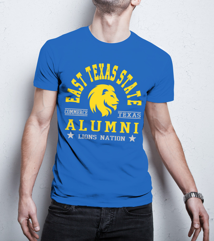 East Texas State Alumni Commerce Texas Lions Nation T-Shirt