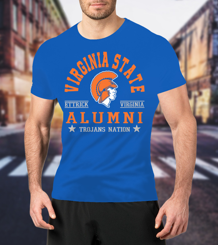 Virginia State Ettrick Alumni Trojans Nation T-Shirt