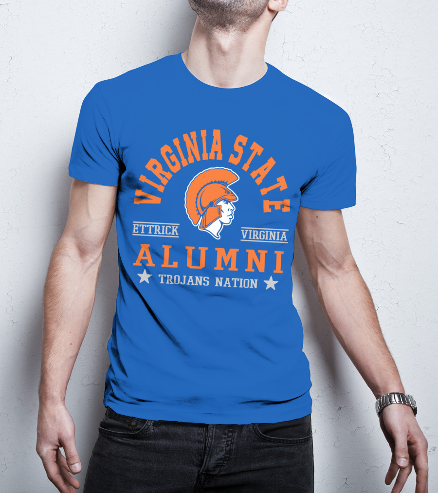 Virginia State Ettrick Alumni Trojans Nation T-Shirt