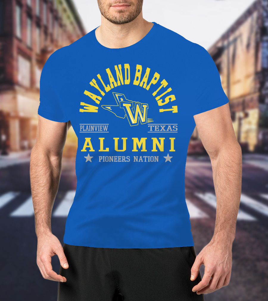 Wayland Baptist Alumni Pioneers Nation Plainview Texas T-Shirt