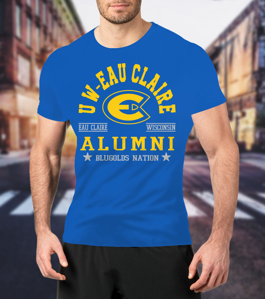 UW Eau Claire Alumni Blugolds Nation Eau Claire Wisconsin T-Shirt
