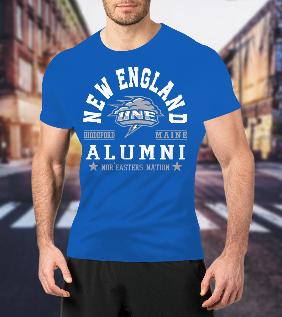 New England UNE Alumni Biddeford Maine Nor'easters Nation T-Shirt