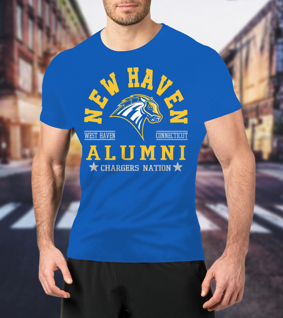 New Haven West Haven Connecticut Alumni Chargers Nation T-Shirt