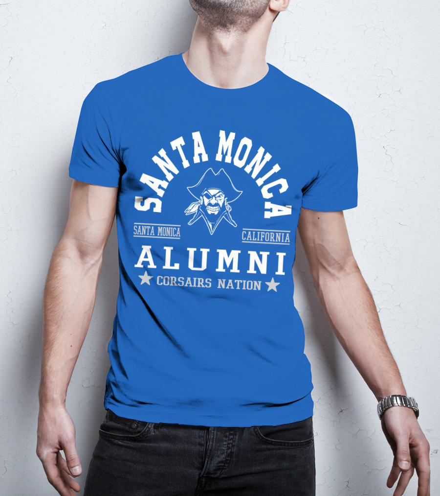 Santa Monica California Alumni Corsairs Nation T-Shirt