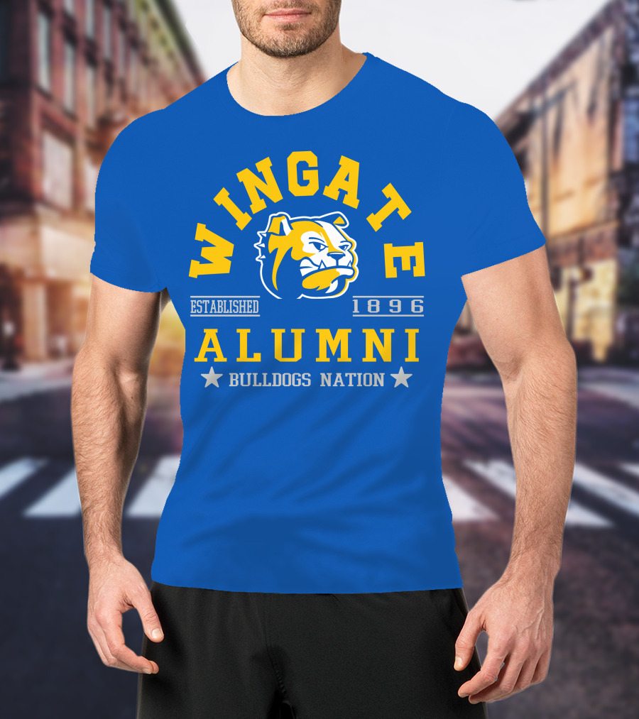 Wingate Established 1896 Alumni Bulldogs Nation T-Shirt