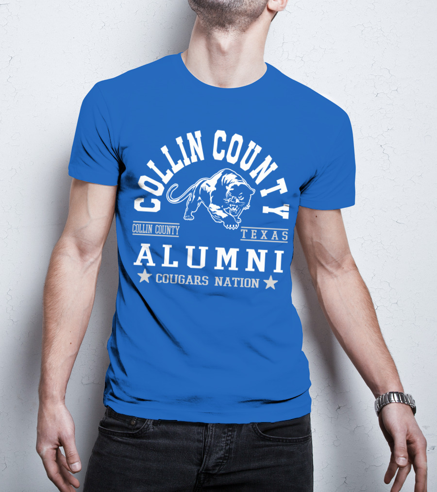 Collin County Texas Alumni Cougars Nation T-Shirt