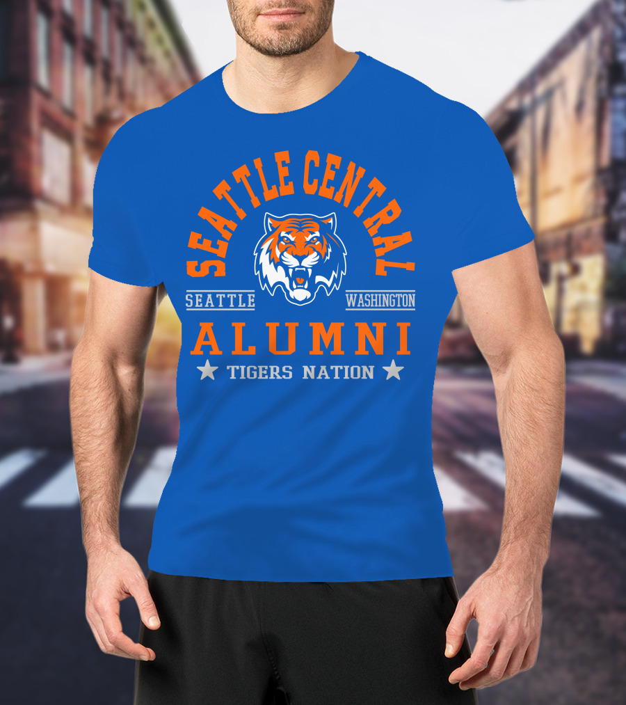 Seattle Central Alumni Washington Tigers Nation T-Shirt