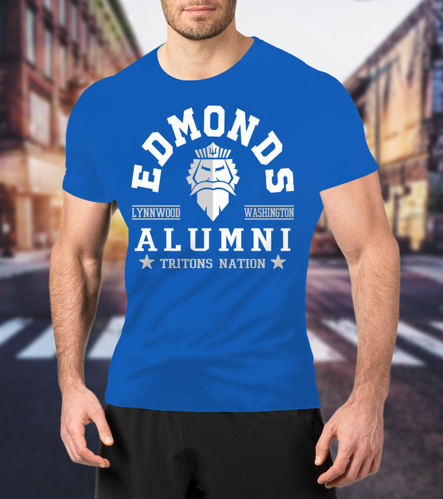 Edmonds Lynnwood Washington Alumni Tritons Nation T-Shirt