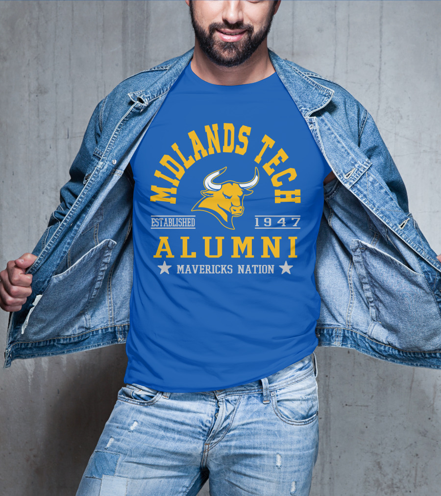 Midlands Tech Alumni Established 1947 Mavericks Nation T-Shirt