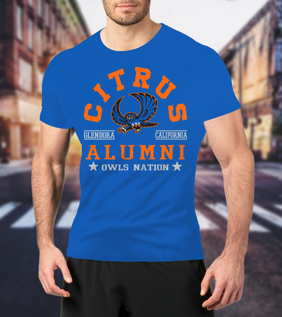 Citrus Alumni Owls Nation Glendora California T-Shirt