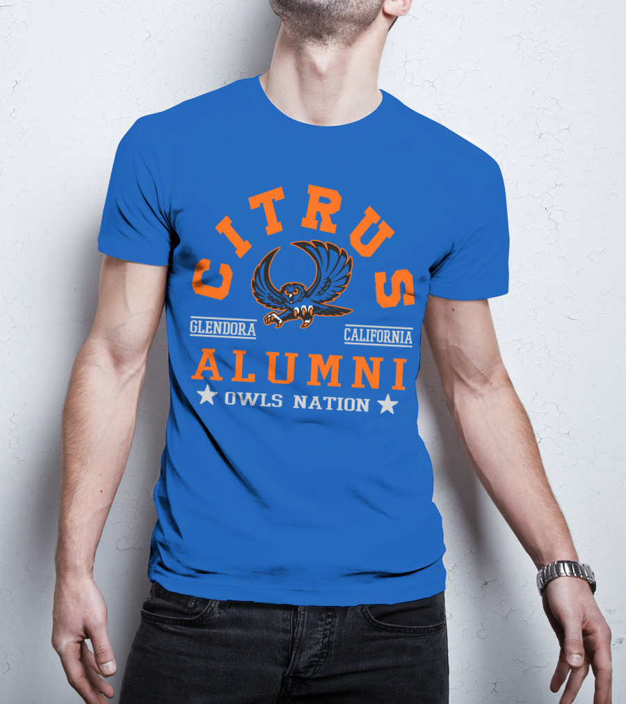 Citrus Alumni Owls Nation Glendora California T-Shirt
