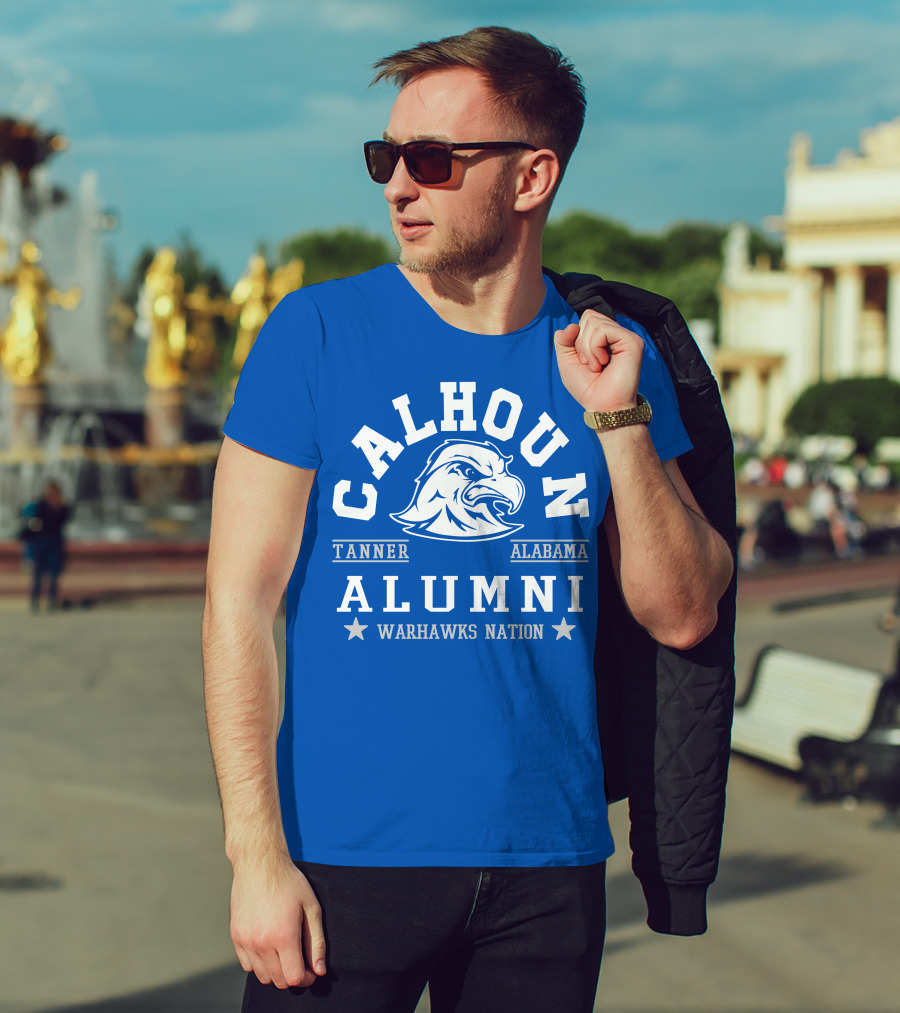 Calhoun Alumni Tanner Alabama Warhawks Nation T-Shirt