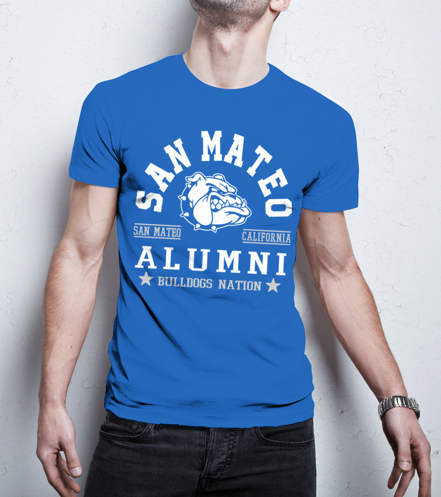San Mateo California Alumni Bulldogs Nation T-Shirt