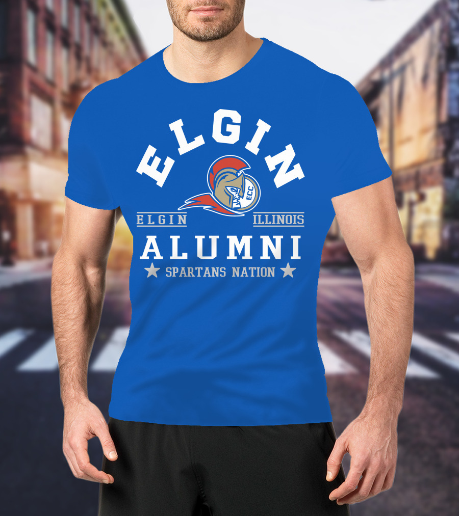 Elgin Illinois ECC Spartans Alumni Nation T-Shirt