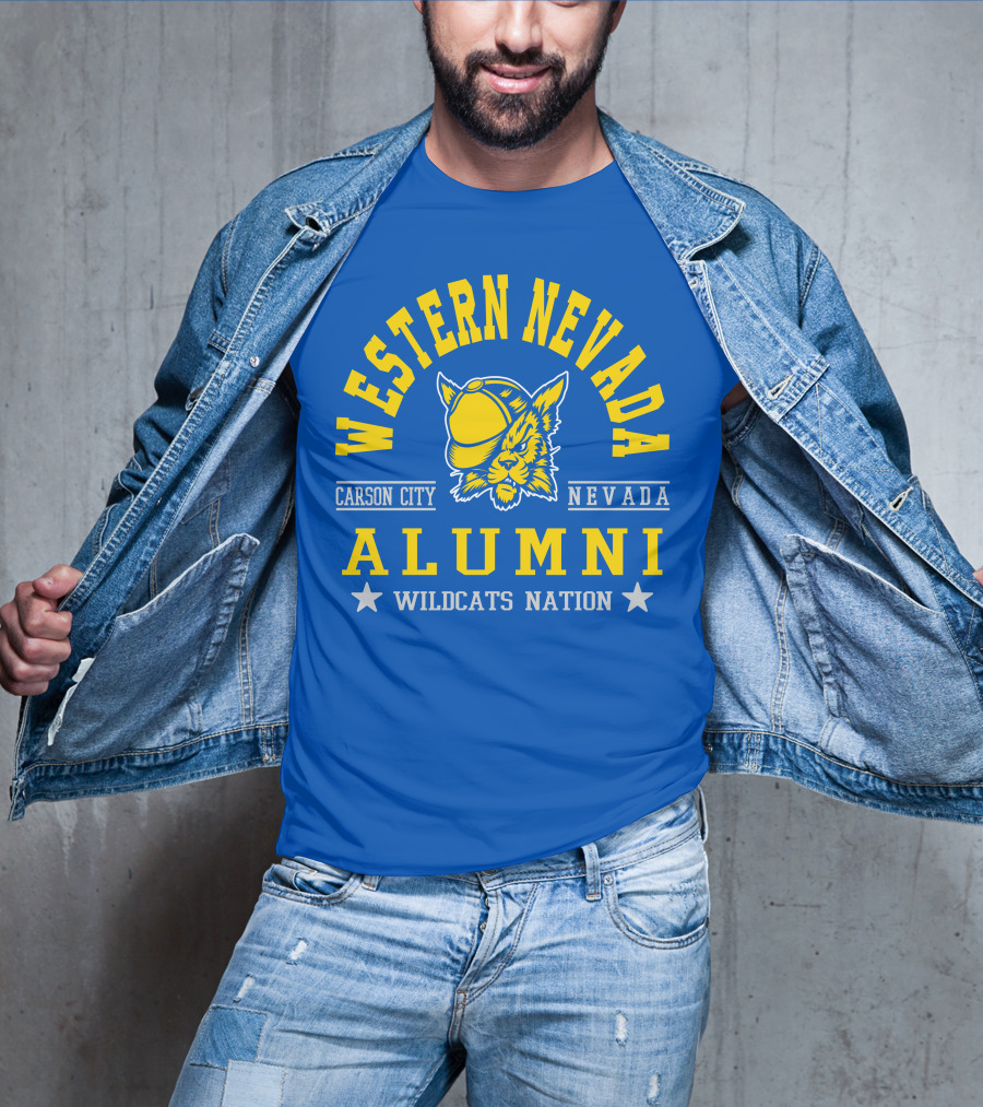 Western Nevada Carson City Alumni Wildcats Nation T-Shirt