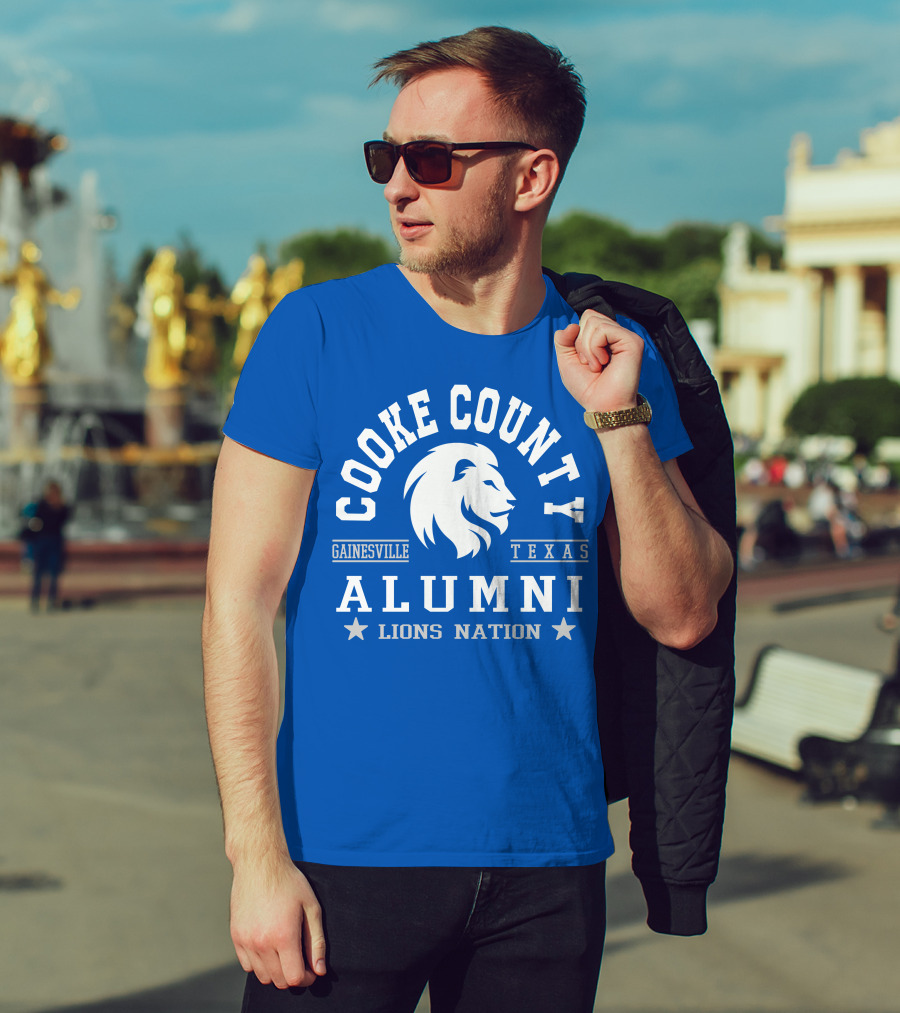 Cooke County College Alumni Gainesville Texas Lions Nation T-Shirt