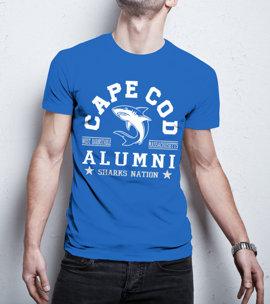 Cape Cod Alumni Sharks Nation West Barnstable Massachusetts T-Shirt