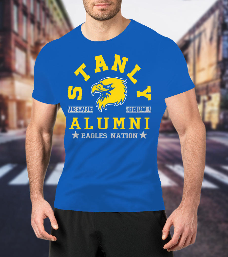 Stanly Alumni Albemarle North Carolina Eagles Nation T-Shirt