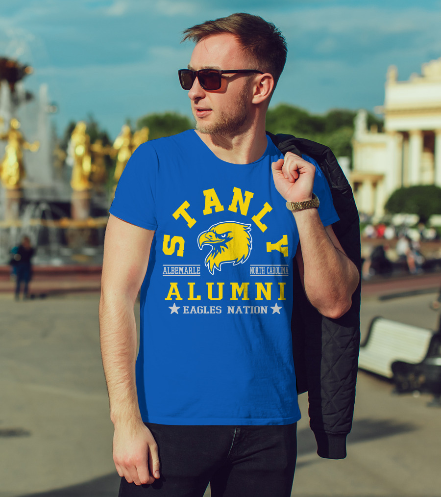 Stanly Alumni Albemarle North Carolina Eagles Nation T-Shirt