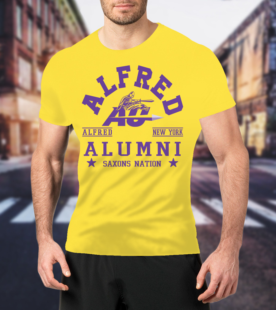Alfred University Alumni Saxons Nation New York T-Shirt