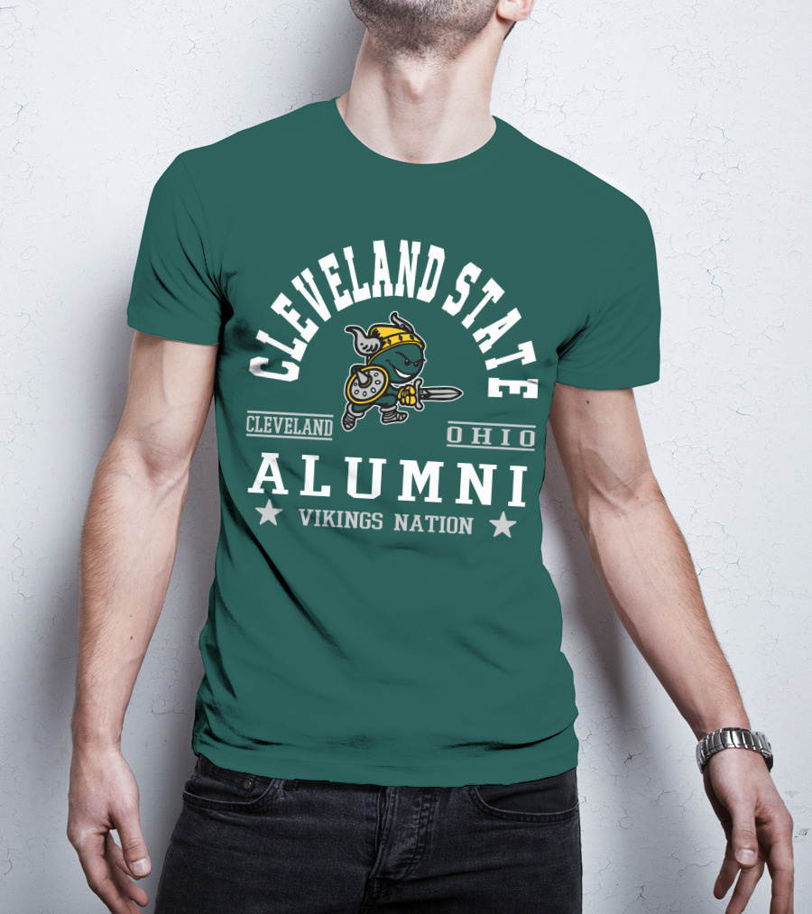 Cleveland State University Ohio Alumni Vikings Nation T-Shirt