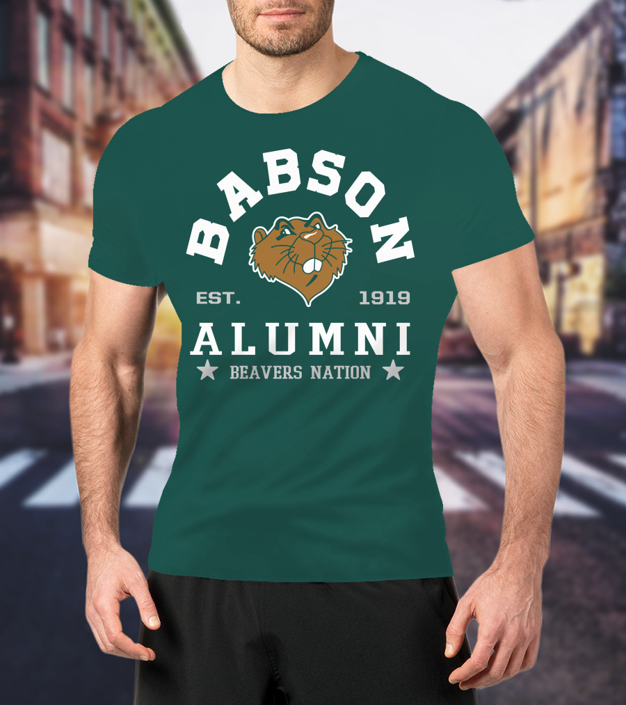 Babson Alumni Beavers Nation Est. 1919 T-Shirt