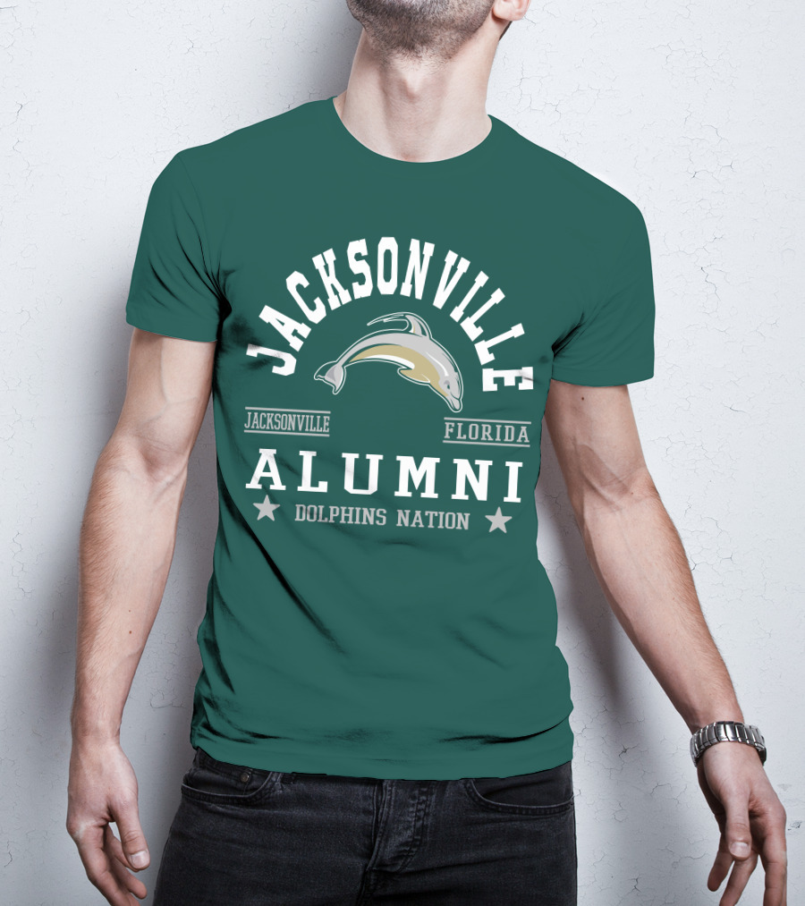 Jacksonville Florida Alumni Dolphins Nation T-Shirt