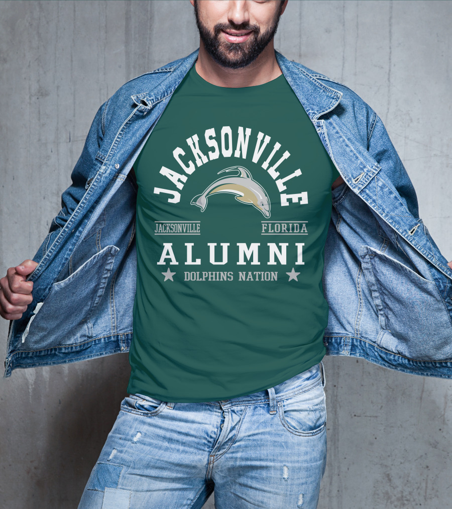 Jacksonville Florida Alumni Dolphins Nation T-Shirt
