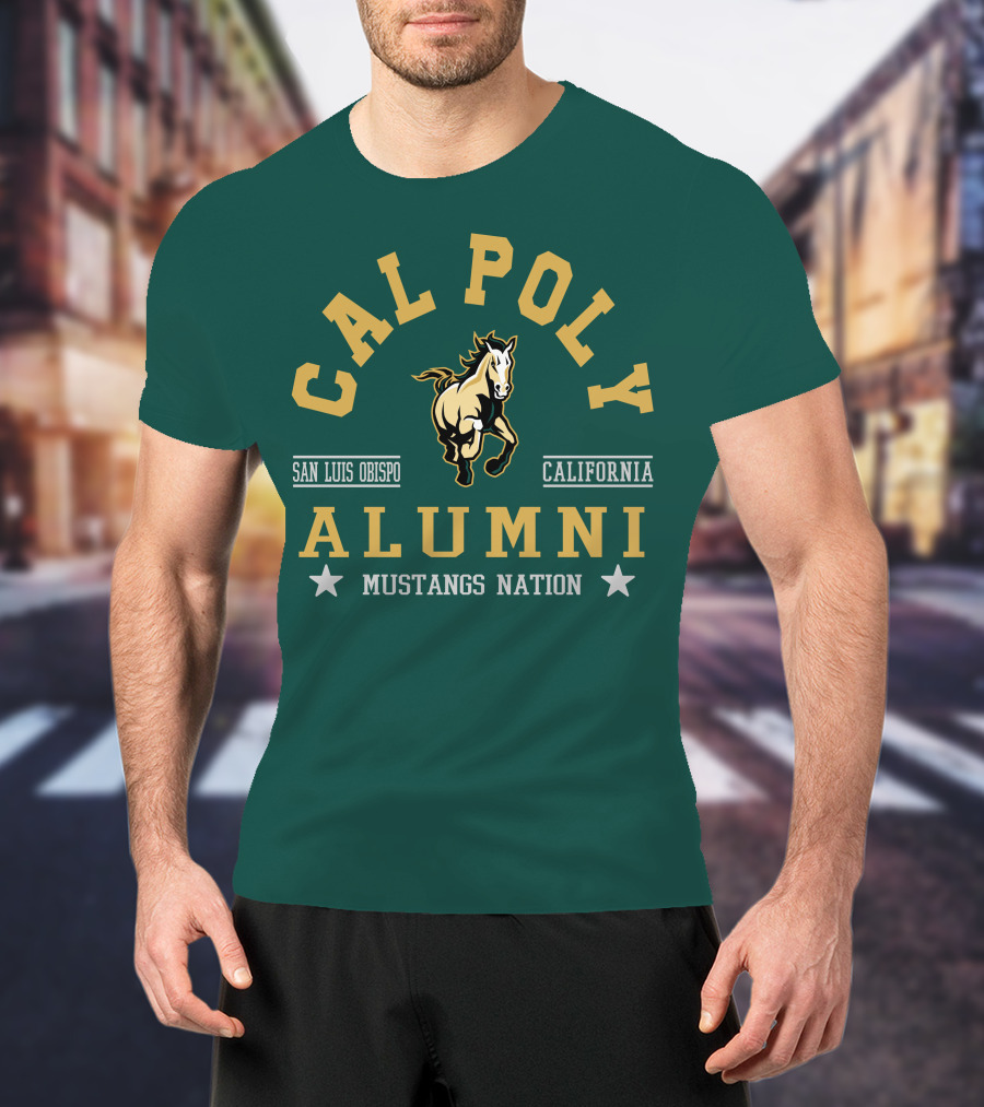 Cal Poly Alumni Mustangs Nation San Luis Obispo California T-Shirt