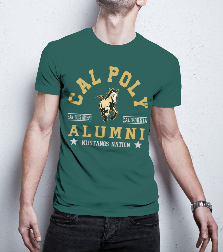 Cal Poly Alumni Mustangs Nation San Luis Obispo California T-Shirt