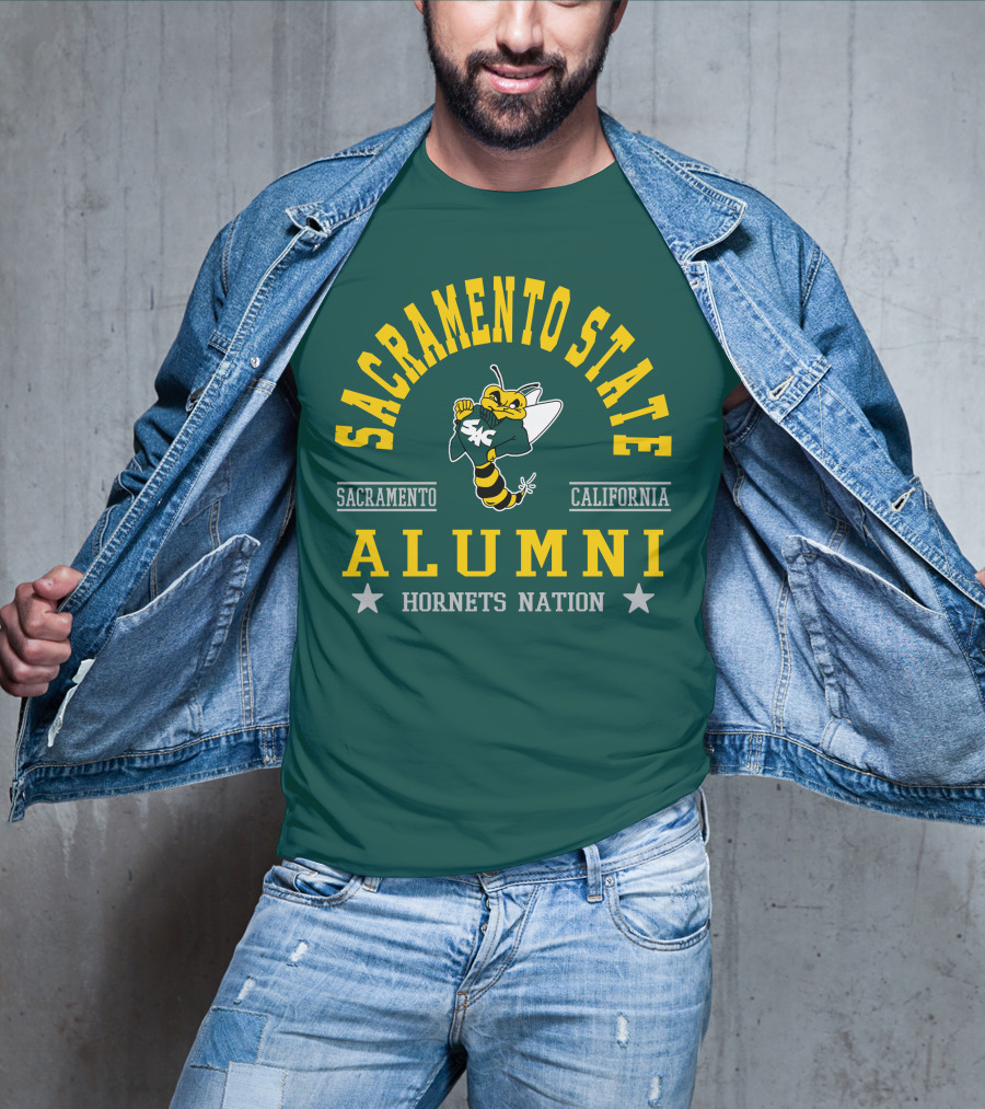 Sacramento State Alumni Hornets Nation Sacramento California T-Shirt