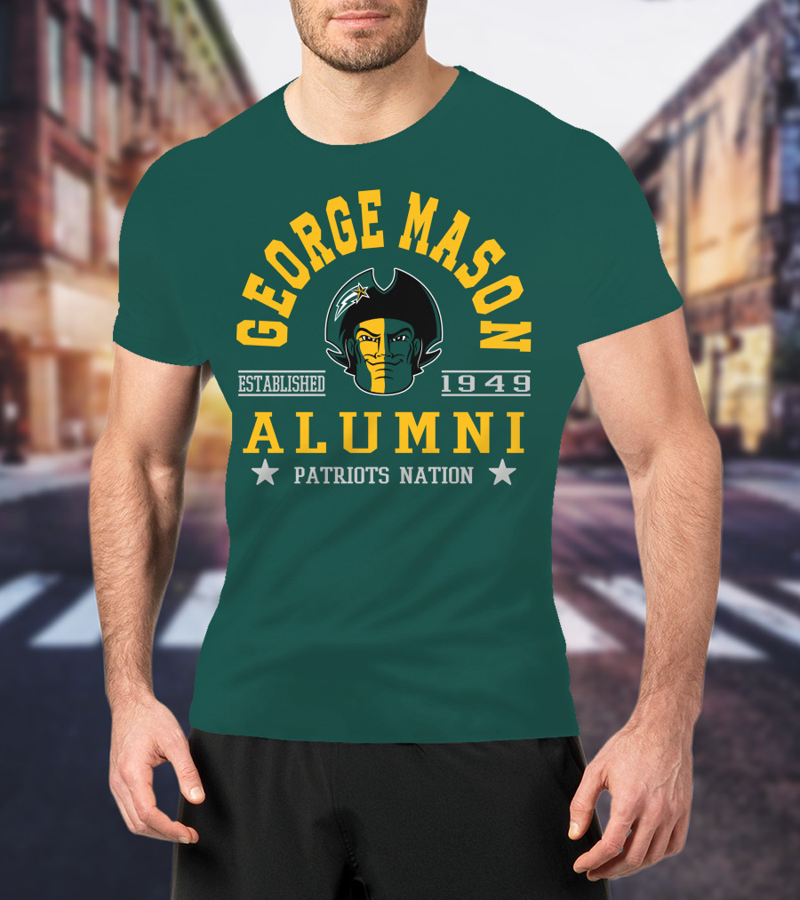 George Mason University Alumni Established 1949 Patriots Nation T-Shirt