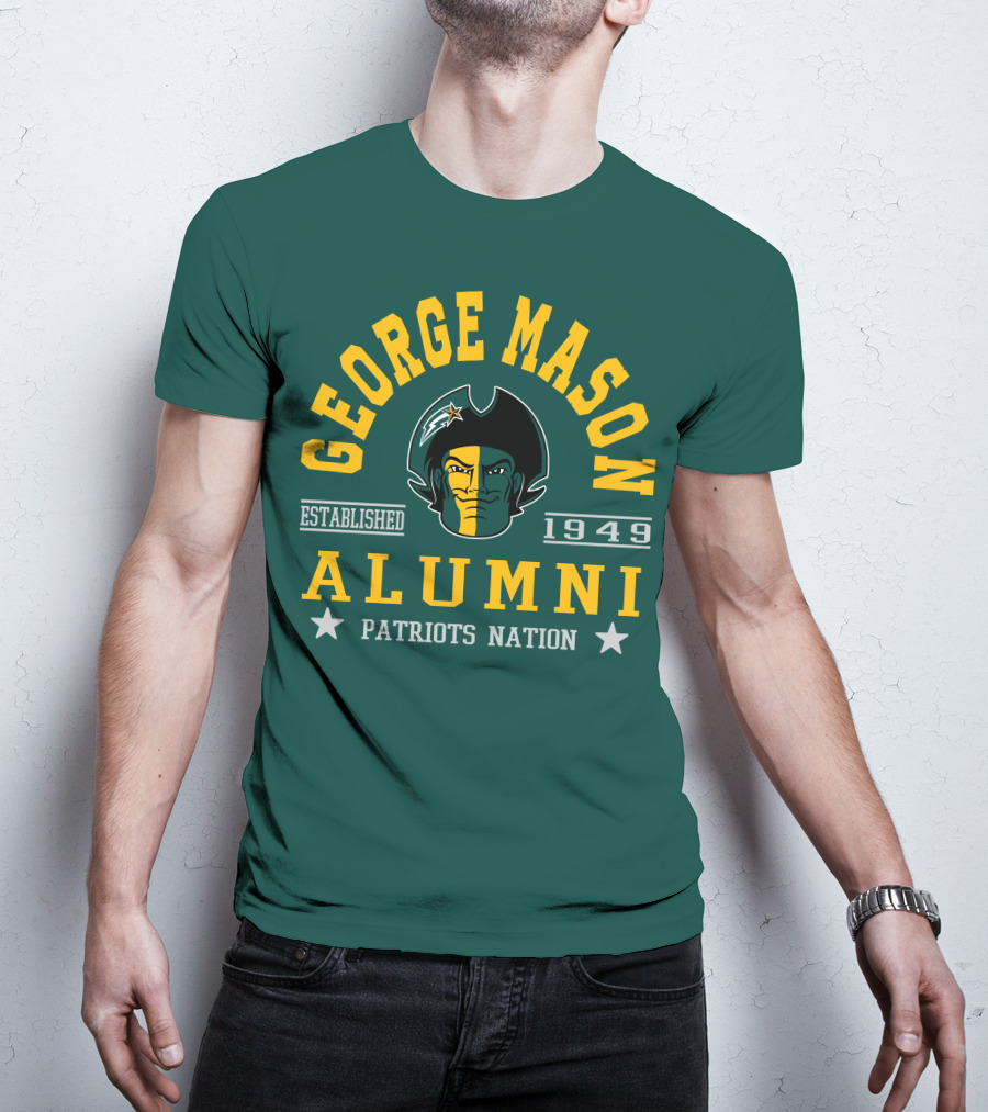 George Mason University Alumni Established 1949 Patriots Nation T-Shirt