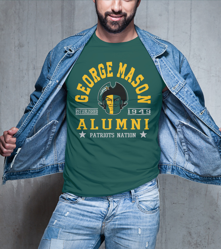 George Mason University Alumni Established 1949 Patriots Nation T-Shirt