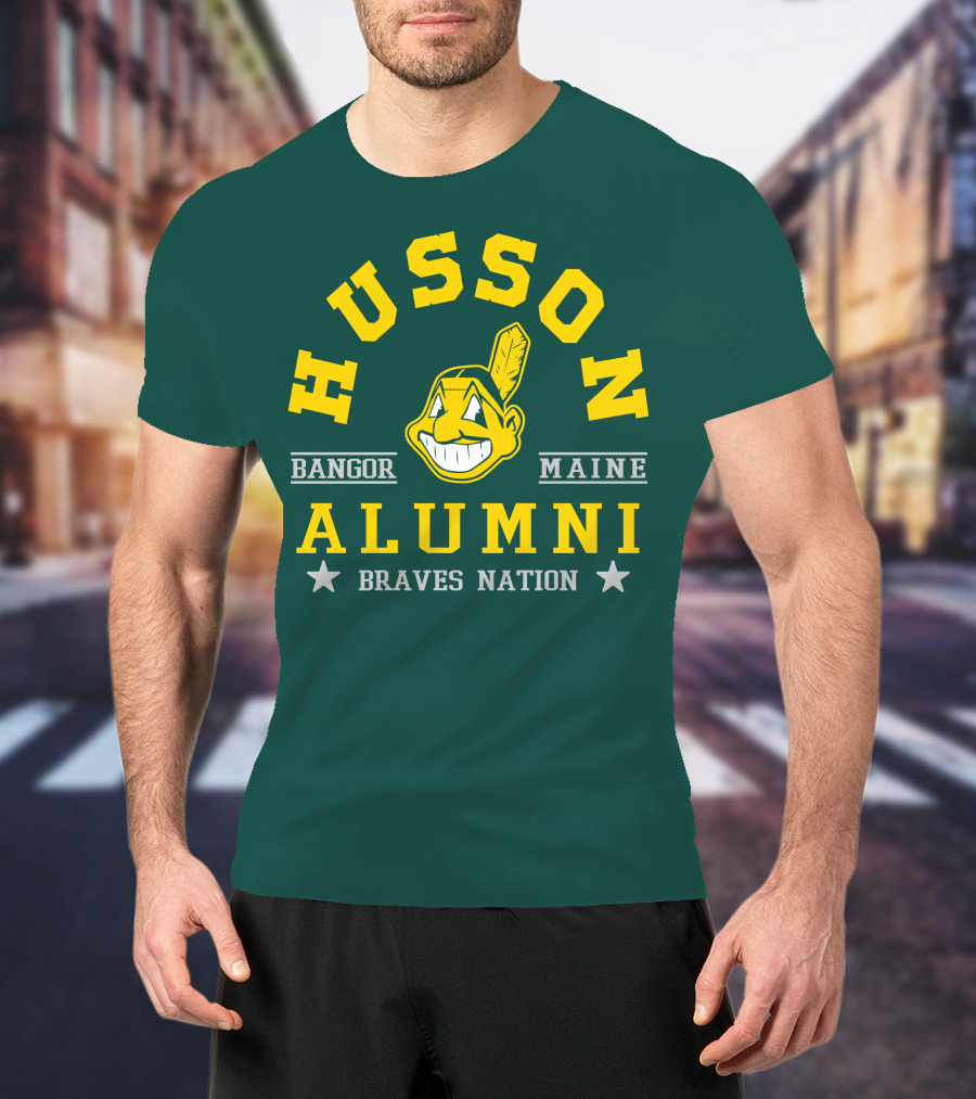 Husson Bangor Maine Alumni Braves Nation T-Shirt