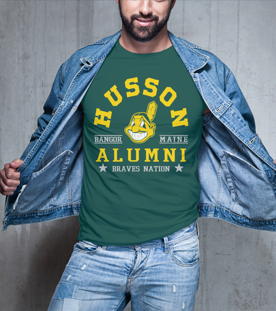 Husson Bangor Maine Alumni Braves Nation T-Shirt