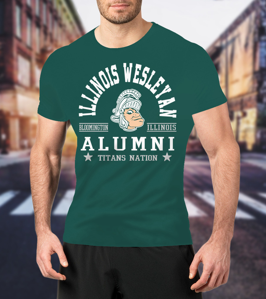 Illinois Wesleyan Alumni Titans Nation Bloomington Illinois T-Shirt