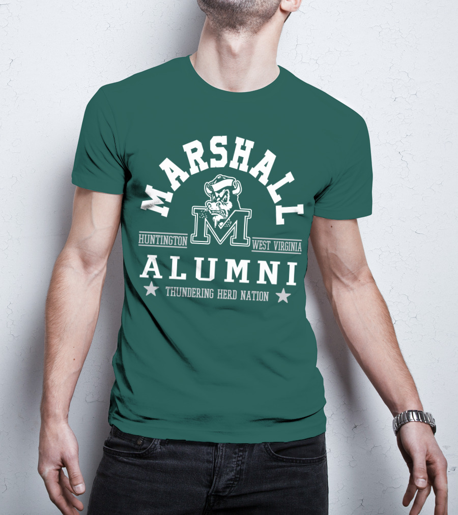Marshall Alumni Thundering Herd Nation Huntington West Virginia T-Shirt