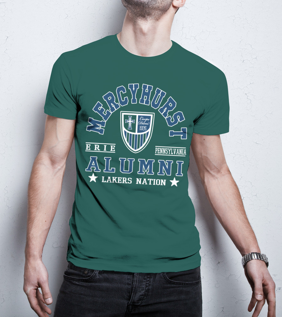 Mercyhurst Alumni Erie Pennsylvania Carpe Diem 1926 Lakers Nation T-Shirt