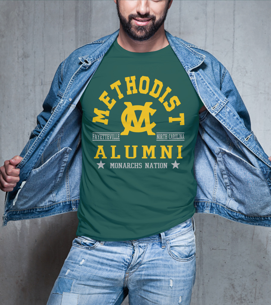 Methodist Alumni Monarchs Nation Fayetteville North Carolina T-Shirt