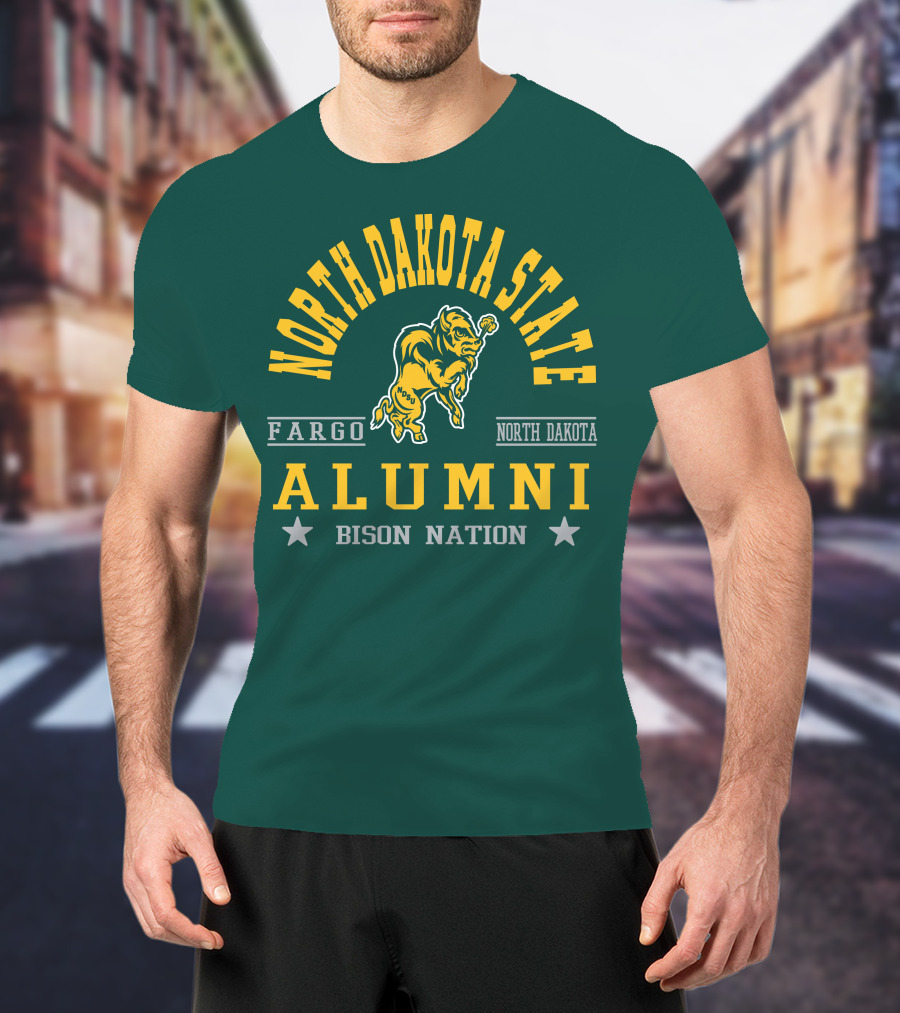North Dakota State Fargo Alumni Bison Nation North Dakota T-Shirt