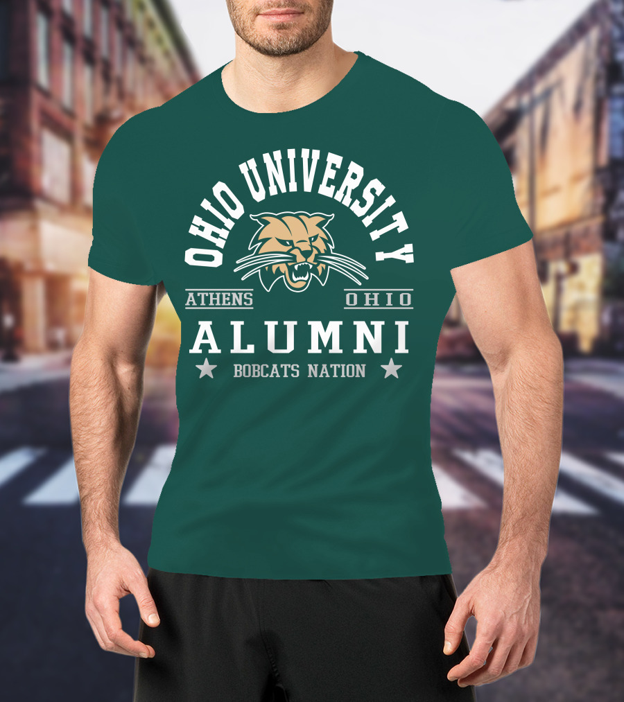 Ohio University Alumni Athens Ohio Bobcats Nation T-Shirt