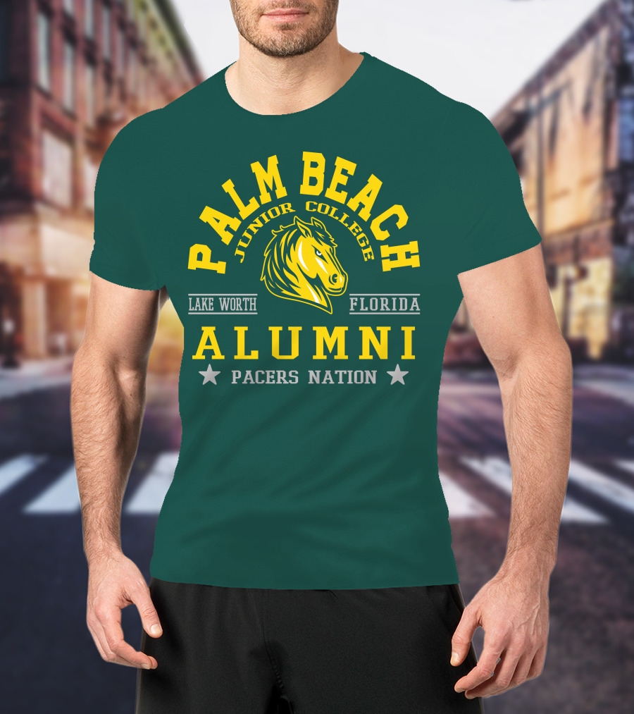 Palm Beach Junior College Alumni Pacers Nation Lake Worth Florida T-Shirt