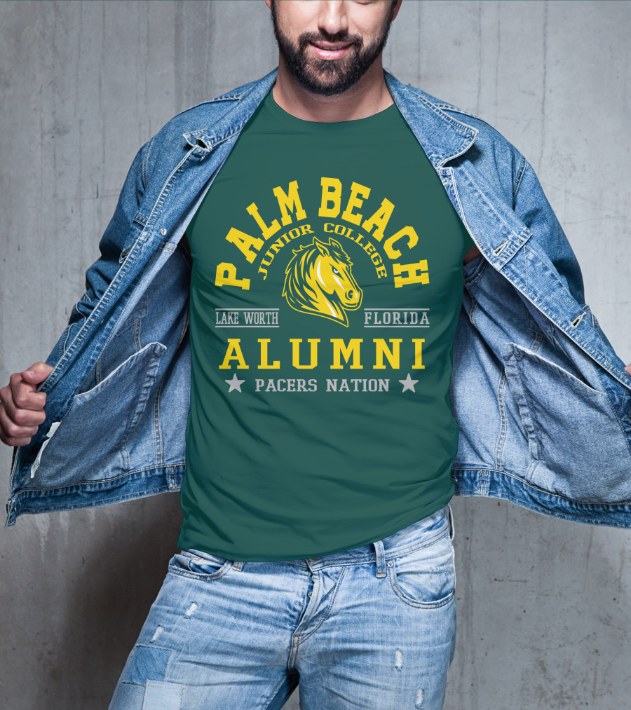 Palm Beach Junior College Alumni Pacers Nation Lake Worth Florida T-Shirt