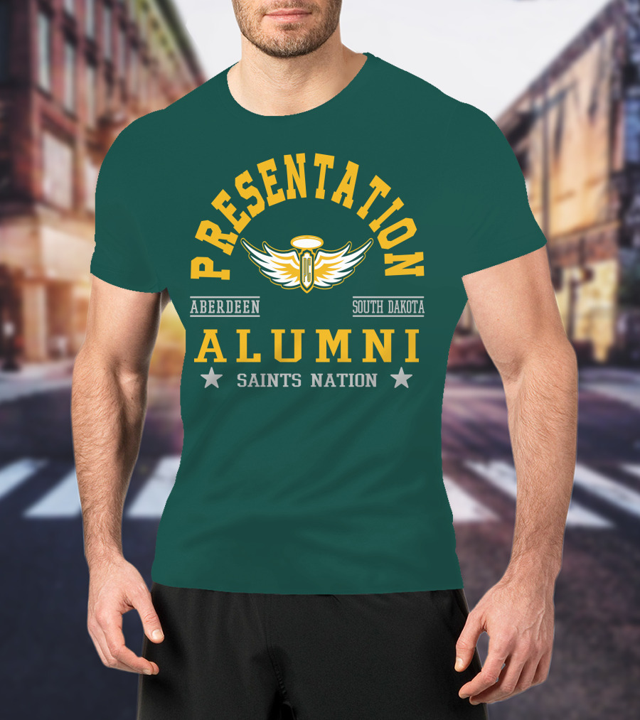 Presentation College Alumni Saints Nation Aberdeen South Dakota T-Shirt