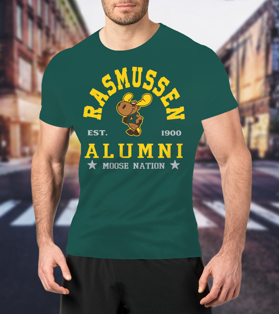 Rasmussen Alumni Moose Nation Est. 1900 T-Shirt